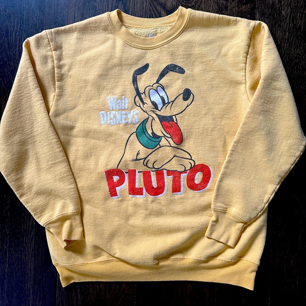 Disney Pluto Sweatshirt Yellow XL